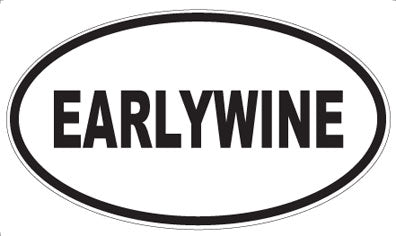 EARLYWINE - Oval Magnet