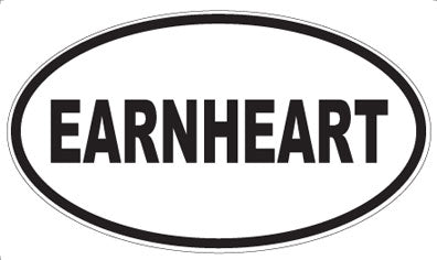 EARNHEART - Oval Magnet