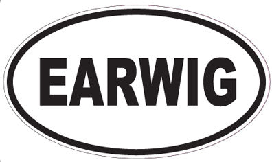 EARWIG - Oval Sticker