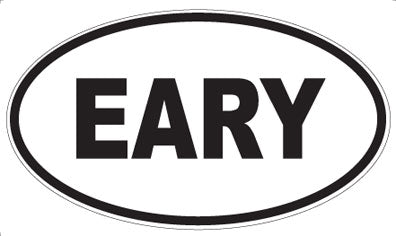 EARY - Oval Magnet