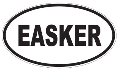 EASKER - Oval Magnet