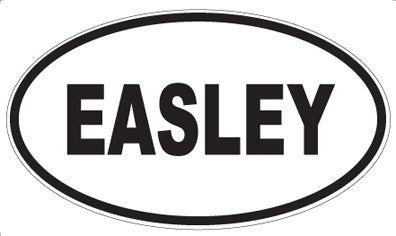 EASLEY - Oval Magnet