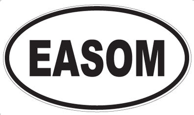 EASOM - Oval Sticker