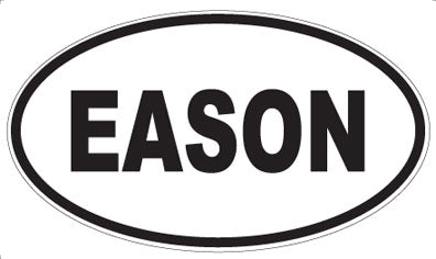 EASON - Oval Sticker