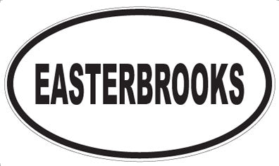 EASTERBROOKS - Oval Sticker