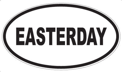 EASTERDAY - Oval Magnet
