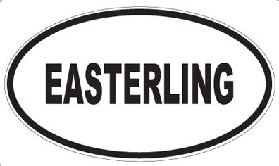 EASTERLING - Oval Magnet