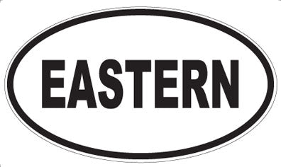 EASTERN - Oval Sticker