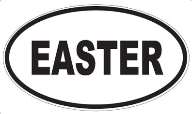 EASTER - Oval Magnet