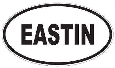 EASTIN - Oval Sticker
