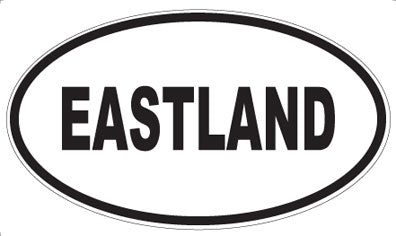 EASTLAND - Oval Sticker