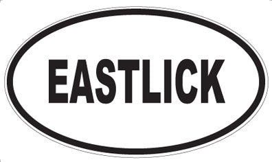 EASTLICK - Oval Sticker