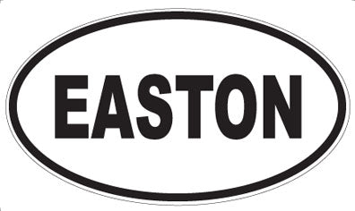 EASTON - Oval Sticker
