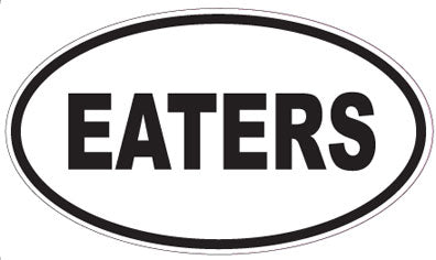 EATERS - Oval Sticker