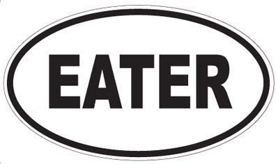 EATER - Oval Magnet