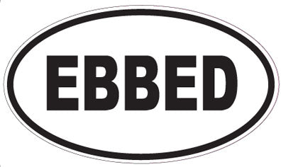 EBBED - Oval Magnet