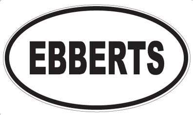 EBBERTS - Oval Magnet
