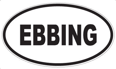 EBBING - Oval Magnet