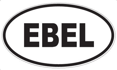 EBEL - Oval Sticker