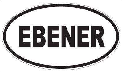 EBENER - Oval Magnet