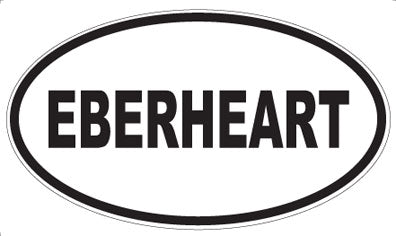 EBERHEART - Oval Magnet