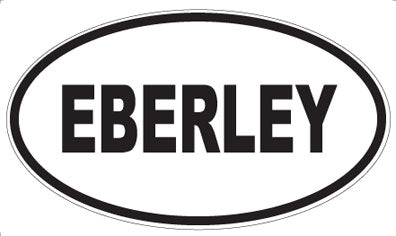 EBERLEY - Oval Sticker