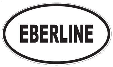 EBERLINE - Oval Sticker