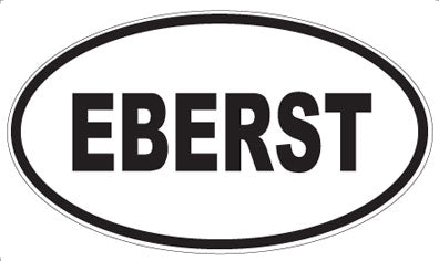 EBERST - Oval Sticker