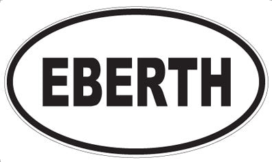 EBERTH - Oval Sticker