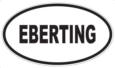 EBERTING - Oval Sticker