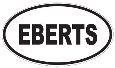 EBERTS - Oval Magnet
