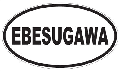 EBESUGAWA - Oval Sticker