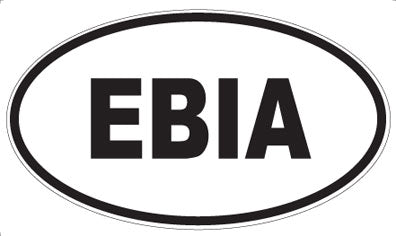 EBIA - Oval Sticker