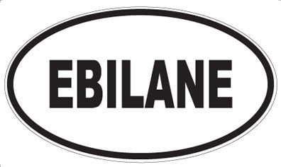 EBILANE - Oval Sticker