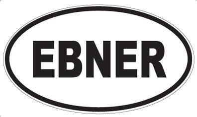 EBNER - Oval Sticker