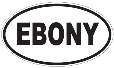 EBONY - Oval Magnet