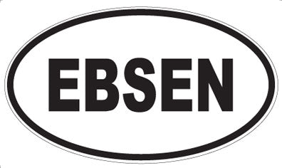 EBSEN - Oval Sticker