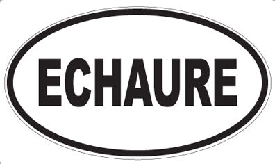 ECHAURE - Oval Sticker