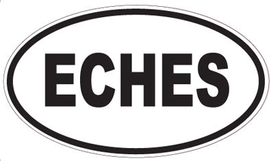 ECHES - Oval Magnet