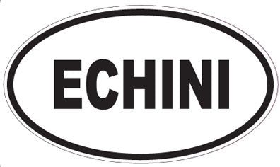 ECHINI - Oval Sticker