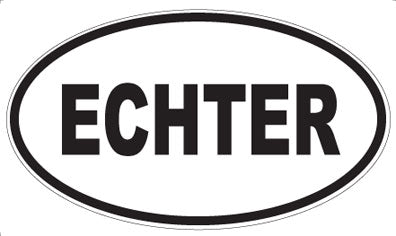 ECHTER - Oval Magnet