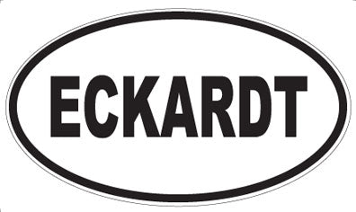 ECKARDT - Oval Sticker