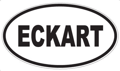 ECKART - Oval Sticker