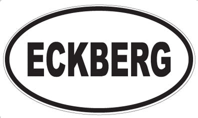 ECKBERG - Oval Magnet