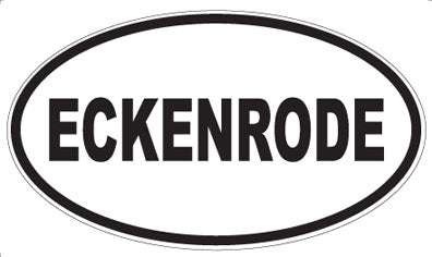 ECKENRODE - Oval Magnet