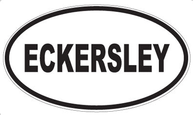 ECKERSLEY - Oval Magnet