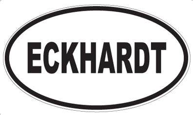 ECKHARDT - Oval Magnet