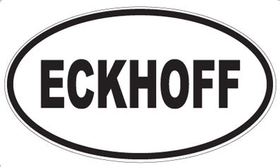 ECKHOFF - Oval Sticker