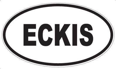 ECKIS - Oval Sticker