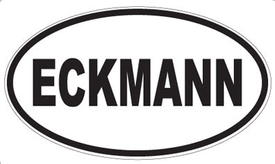 ECKMANN - Oval Sticker